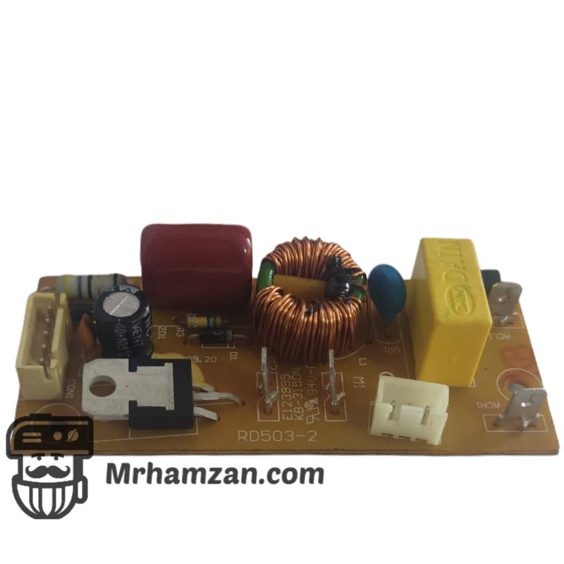 برد تغذیه اصلی (پاور برد) همزن گاسونیک مدل GSM-887 1 برد تغذیه اصلی (پاور برد) همزن گاسونیک مدل GSM-887
